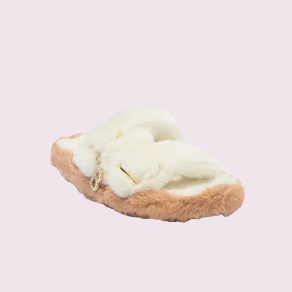 NIB Bebe Fanny Faux Fur Slipper - Picture 1 of 8